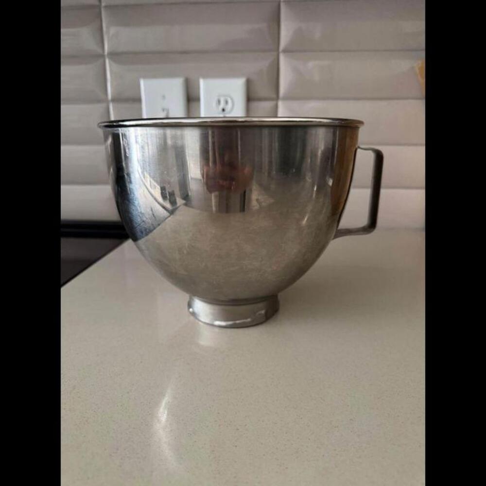Stainless Steel Lockin KitchenAid Stand Mixing Bowl K45